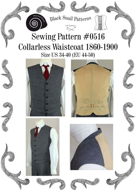 victorian waistcoat pattern free